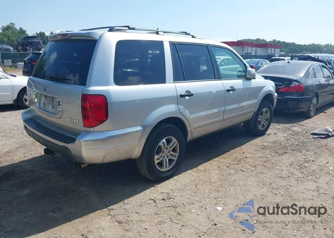 2005 Honda Pilot Ex from USA, damaged, VIN 5FNYF18495B031402